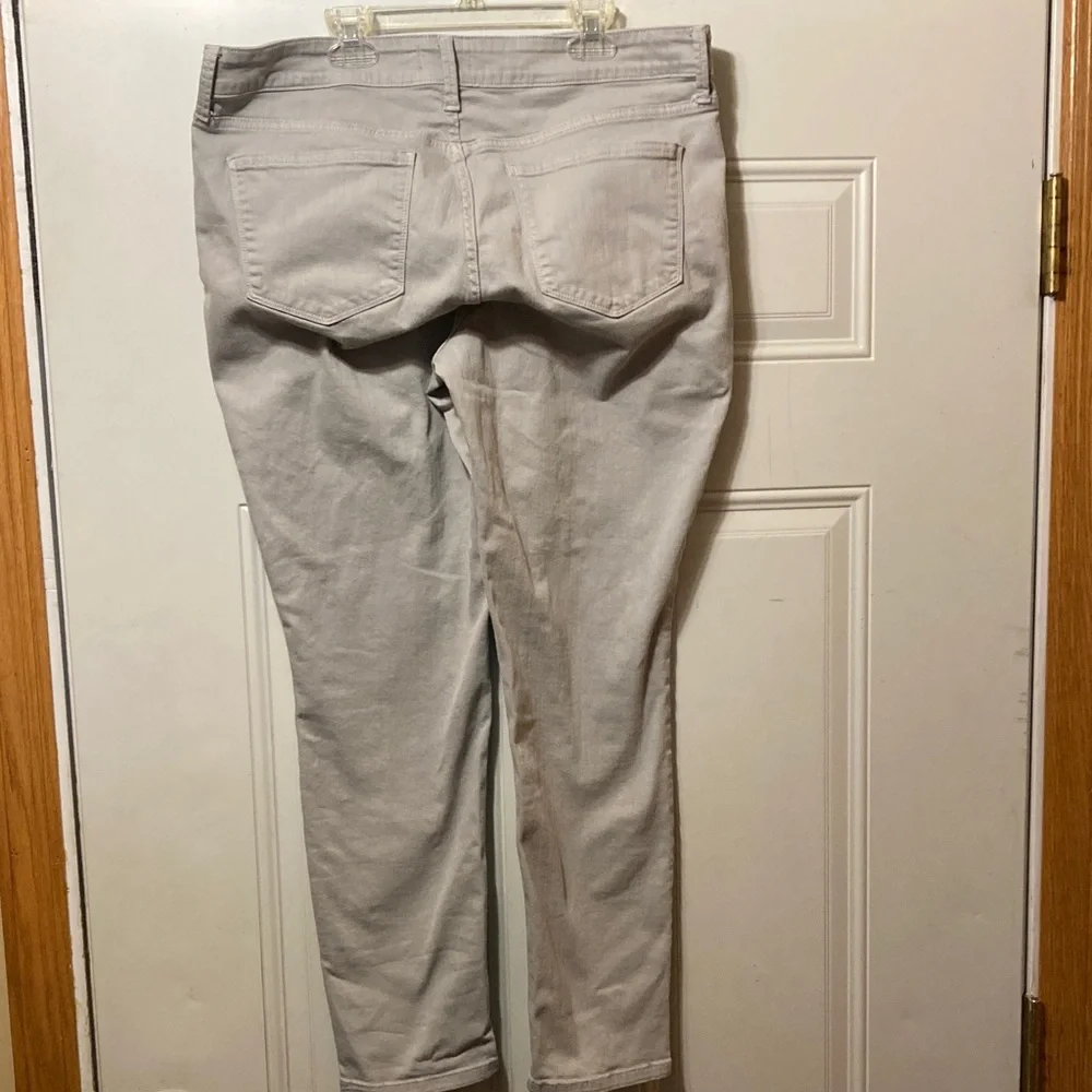 NYDJ Women's Light Gray Slim‎ Jeans 12